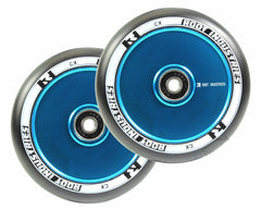 ROOT INDUSTRIES AIR WHEELS 110mm - BLACK/SKY BLUE SALE! $40