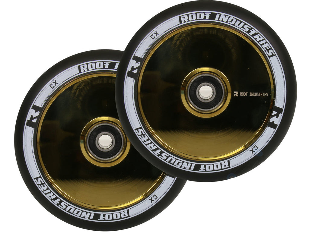 ROOT INDUSTRIES AIR WHEELS 120mm - GOLD/BLACK