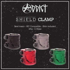 ADDICT SHIELD DOUBLE CLAMP