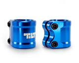 TILT ARC DOUBLE CLAMP - BLUE