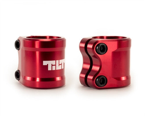 TILT ARC DOUBLE CLAMP - RED